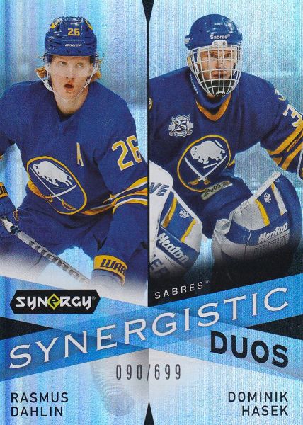 insert karta DAHLIN/HAŠEK 22-23 Synergy Synergistic Duos Star-Legend /699